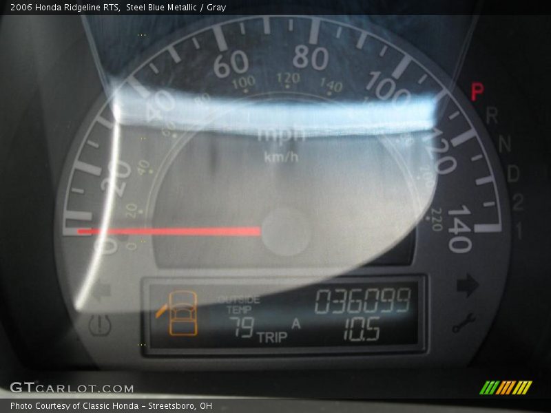 Steel Blue Metallic / Gray 2006 Honda Ridgeline RTS