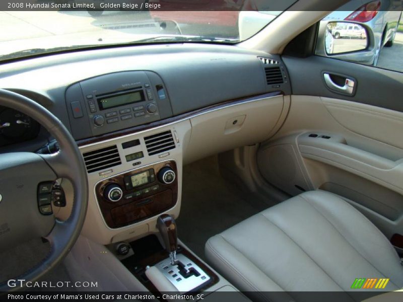 Golden Beige / Beige 2008 Hyundai Sonata Limited