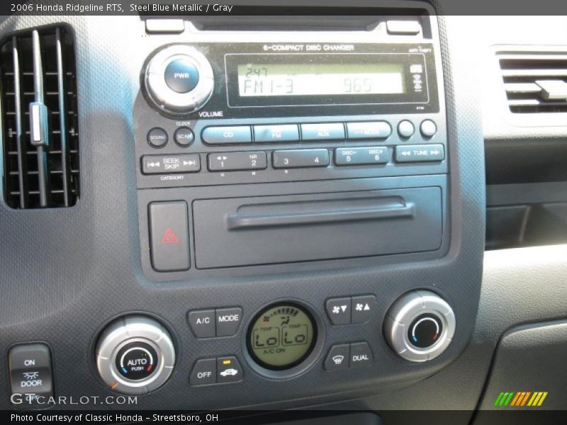 Steel Blue Metallic / Gray 2006 Honda Ridgeline RTS