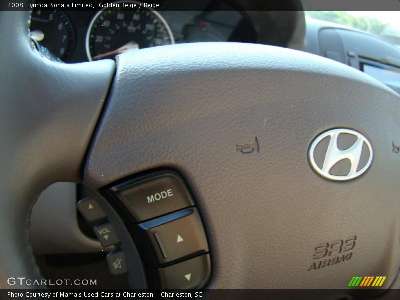 Golden Beige / Beige 2008 Hyundai Sonata Limited