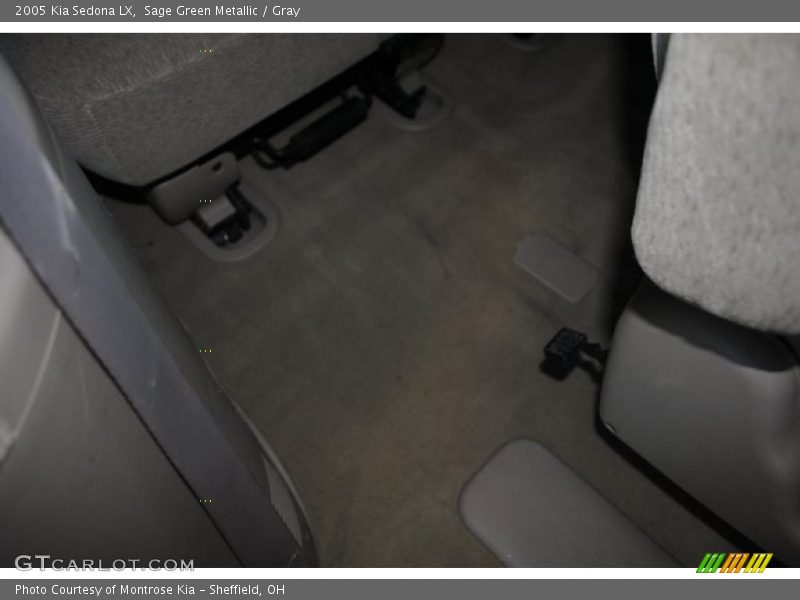 Sage Green Metallic / Gray 2005 Kia Sedona LX