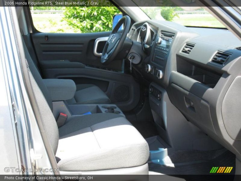 Steel Blue Metallic / Gray 2006 Honda Ridgeline RTS