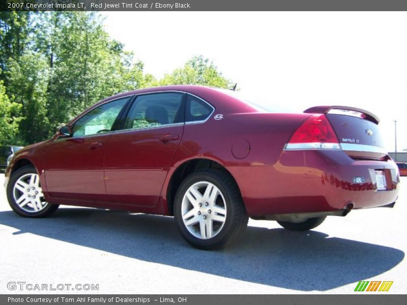 Red Jewel Tint Coat / Ebony Black 2007 Chevrolet Impala LT