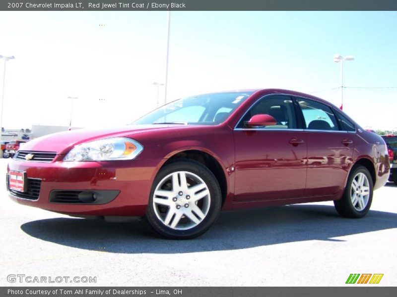 Red Jewel Tint Coat / Ebony Black 2007 Chevrolet Impala LT