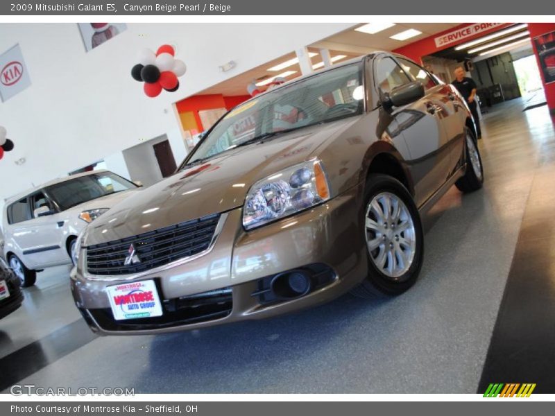Canyon Beige Pearl / Beige 2009 Mitsubishi Galant ES