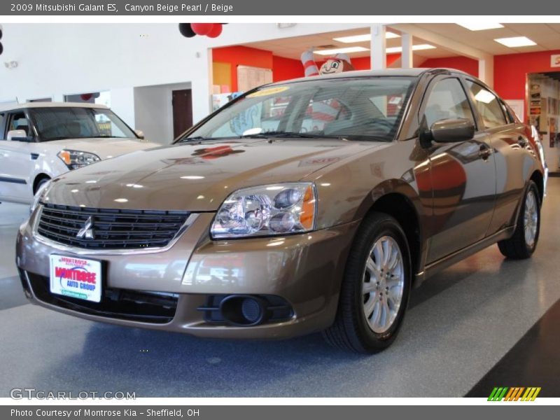 Canyon Beige Pearl / Beige 2009 Mitsubishi Galant ES