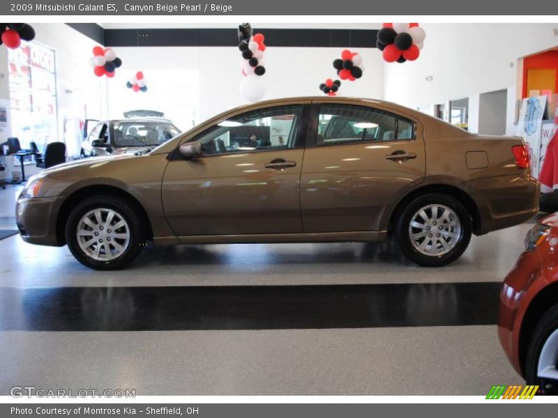 Canyon Beige Pearl / Beige 2009 Mitsubishi Galant ES