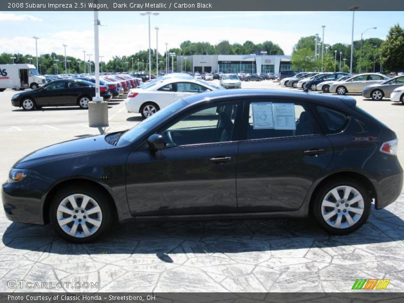 Dark Gray Metallic / Carbon Black 2008 Subaru Impreza 2.5i Wagon