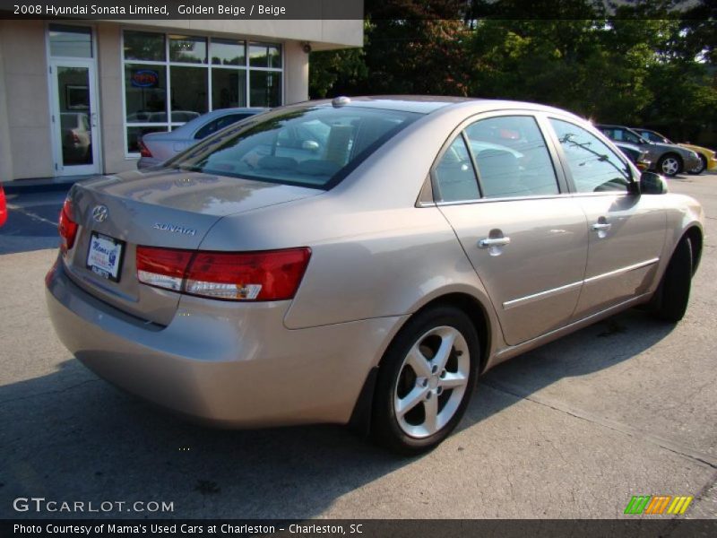 Golden Beige / Beige 2008 Hyundai Sonata Limited