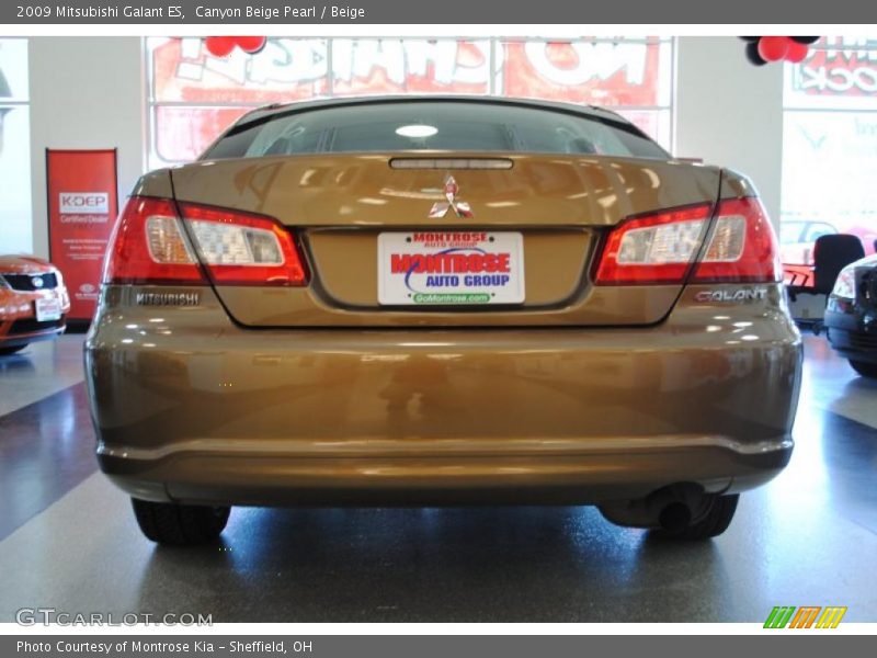 Canyon Beige Pearl / Beige 2009 Mitsubishi Galant ES