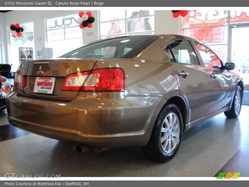 Canyon Beige Pearl / Beige 2009 Mitsubishi Galant ES