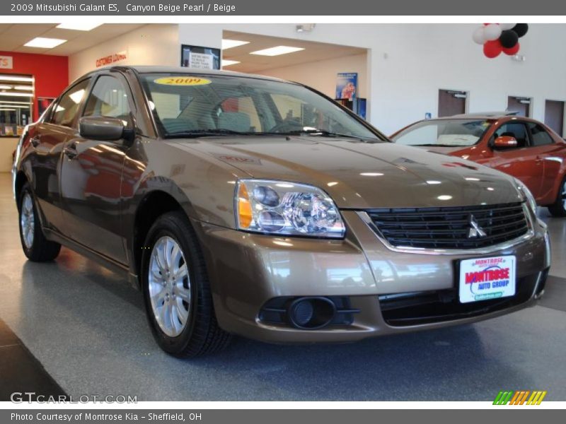 Canyon Beige Pearl / Beige 2009 Mitsubishi Galant ES
