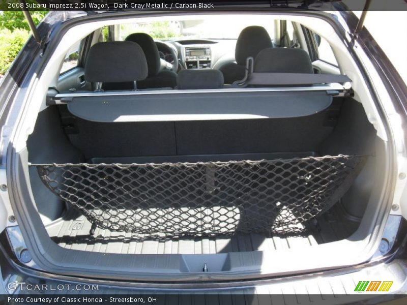 Dark Gray Metallic / Carbon Black 2008 Subaru Impreza 2.5i Wagon