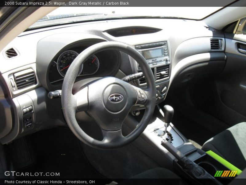 Dark Gray Metallic / Carbon Black 2008 Subaru Impreza 2.5i Wagon