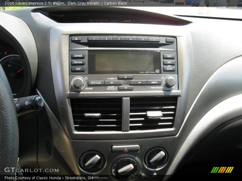 Dark Gray Metallic / Carbon Black 2008 Subaru Impreza 2.5i Wagon