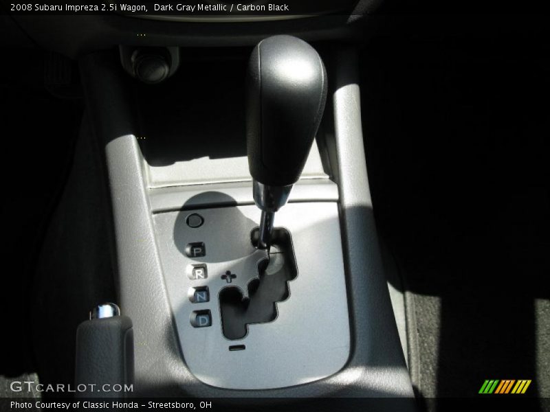 Dark Gray Metallic / Carbon Black 2008 Subaru Impreza 2.5i Wagon