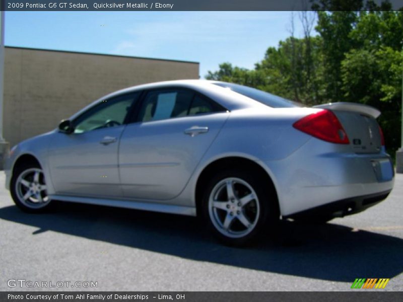 Quicksilver Metallic / Ebony 2009 Pontiac G6 GT Sedan