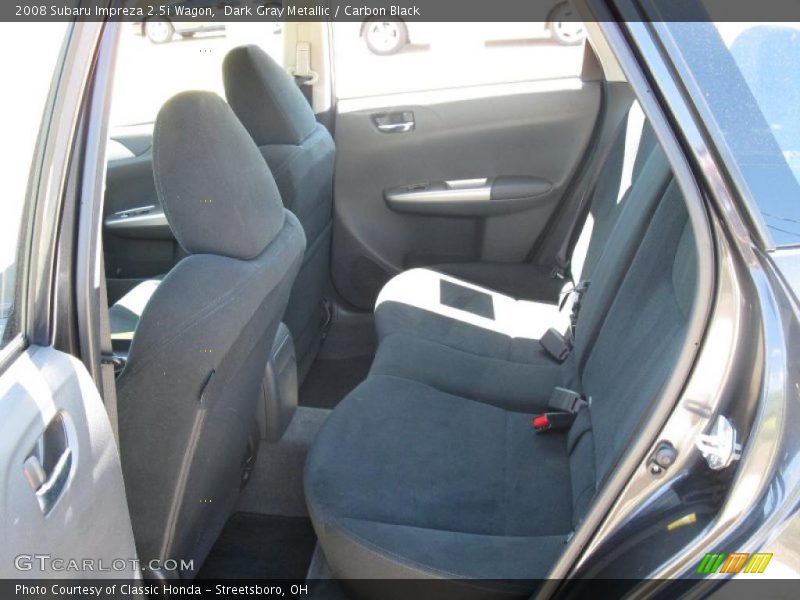 Dark Gray Metallic / Carbon Black 2008 Subaru Impreza 2.5i Wagon