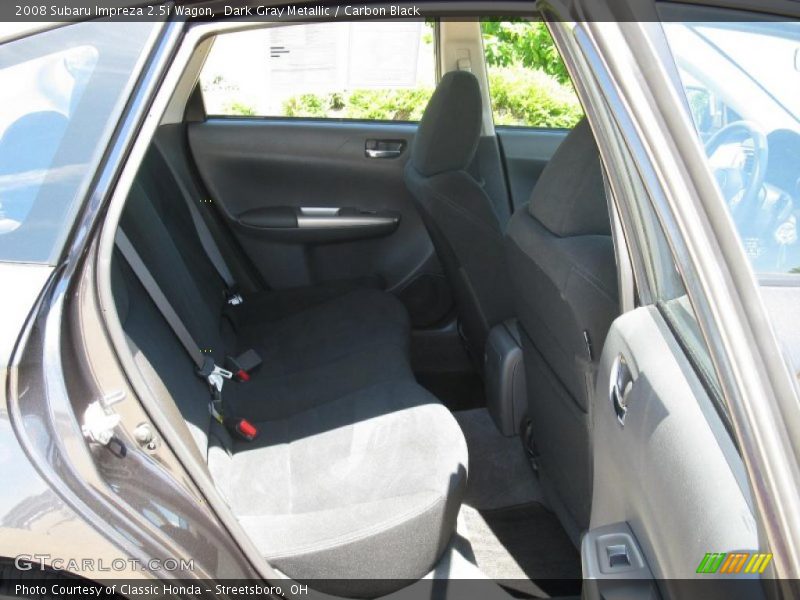Dark Gray Metallic / Carbon Black 2008 Subaru Impreza 2.5i Wagon