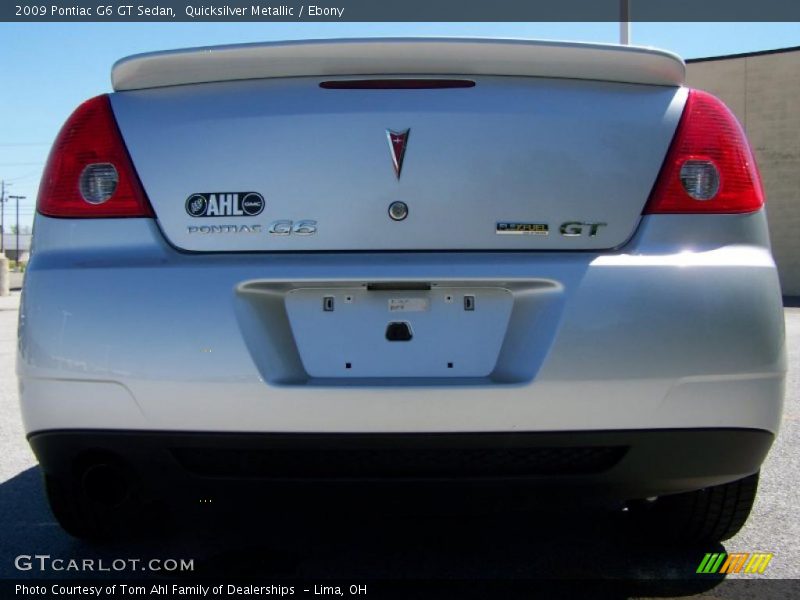 Quicksilver Metallic / Ebony 2009 Pontiac G6 GT Sedan