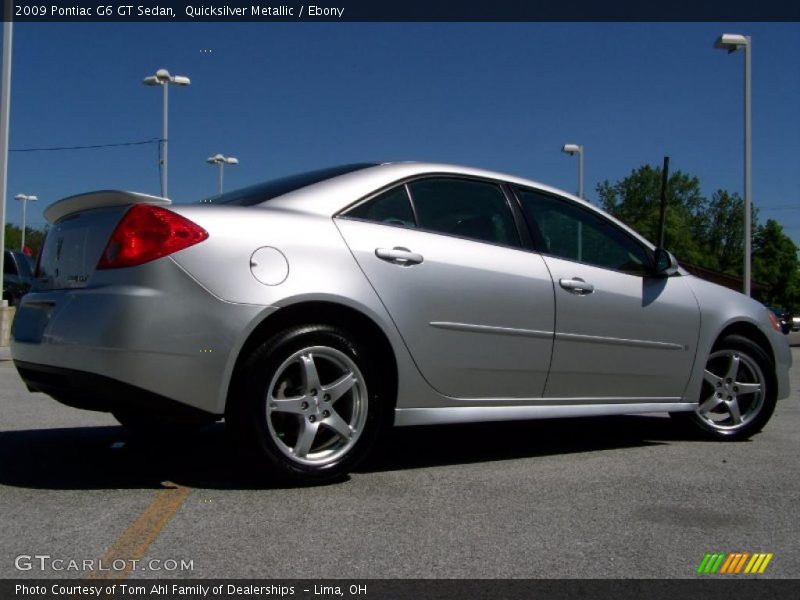 Quicksilver Metallic / Ebony 2009 Pontiac G6 GT Sedan