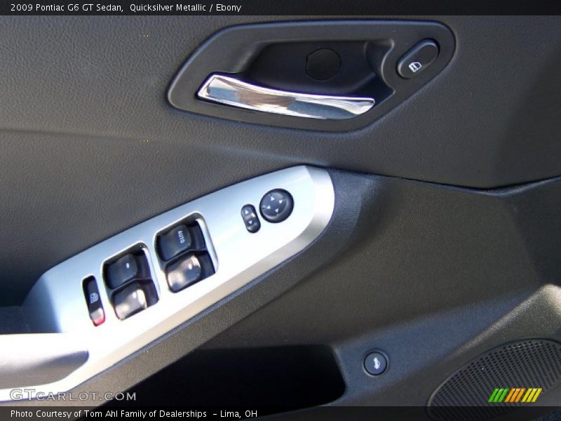 Quicksilver Metallic / Ebony 2009 Pontiac G6 GT Sedan