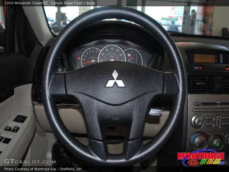 Canyon Beige Pearl / Beige 2009 Mitsubishi Galant ES