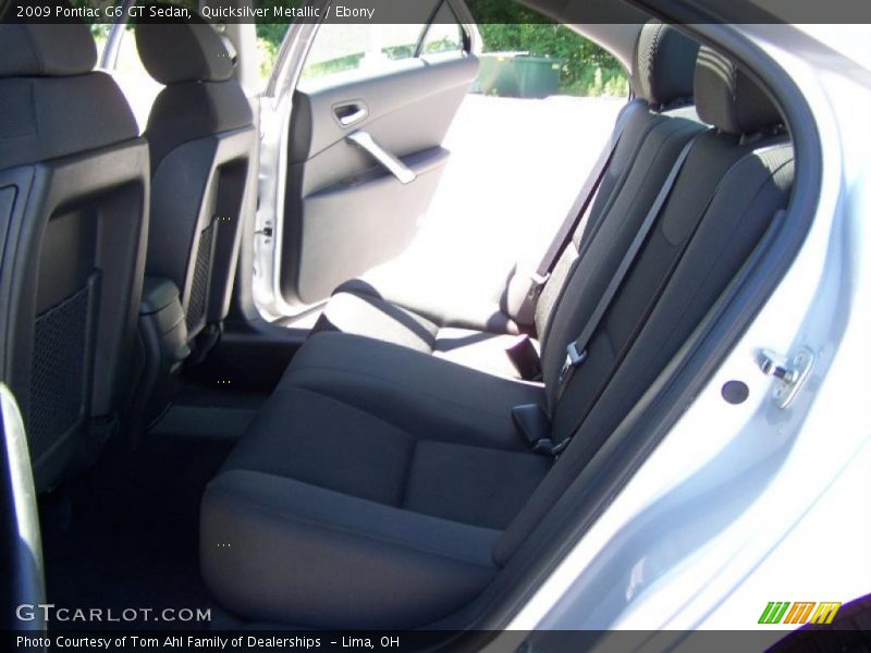 Quicksilver Metallic / Ebony 2009 Pontiac G6 GT Sedan