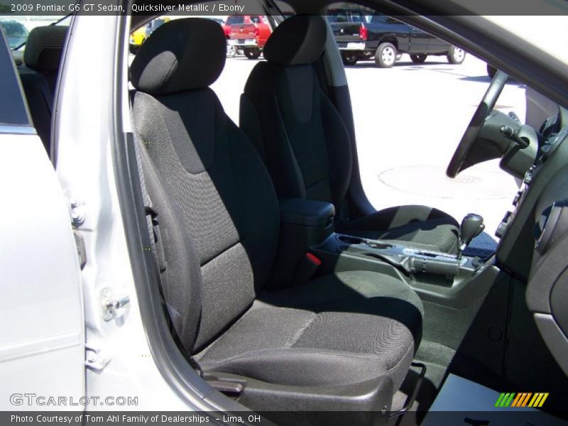 Quicksilver Metallic / Ebony 2009 Pontiac G6 GT Sedan