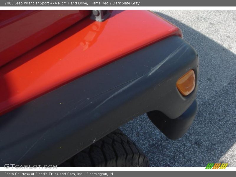Flame Red / Dark Slate Gray 2005 Jeep Wrangler Sport 4x4 Right Hand Drive