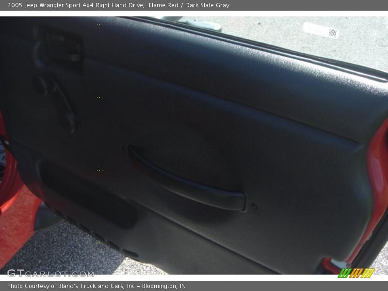 Flame Red / Dark Slate Gray 2005 Jeep Wrangler Sport 4x4 Right Hand Drive