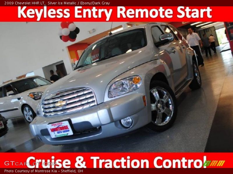 Silver Ice Metallic / Ebony/Dark Gray 2009 Chevrolet HHR LT