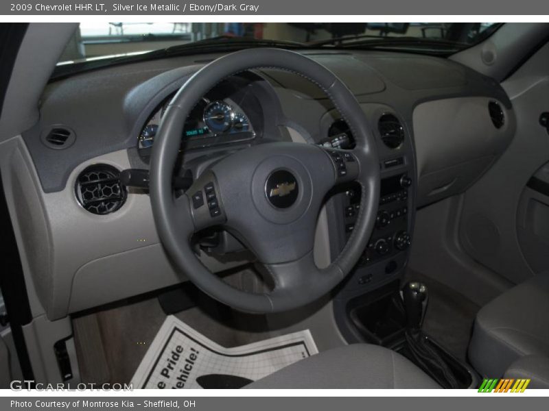 Silver Ice Metallic / Ebony/Dark Gray 2009 Chevrolet HHR LT
