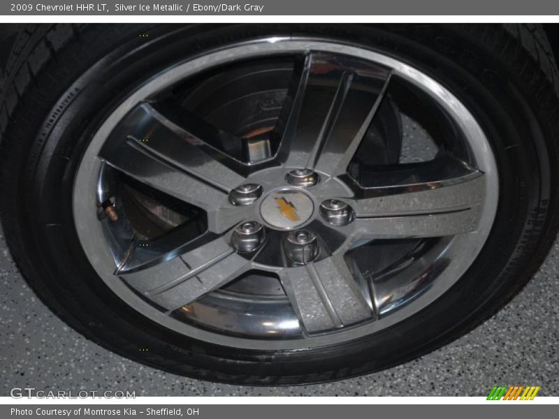 Silver Ice Metallic / Ebony/Dark Gray 2009 Chevrolet HHR LT