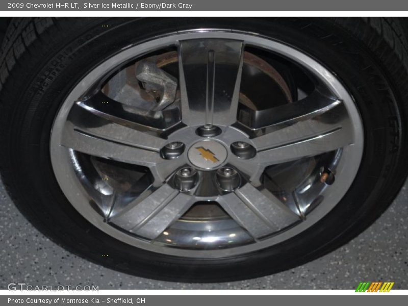 Silver Ice Metallic / Ebony/Dark Gray 2009 Chevrolet HHR LT