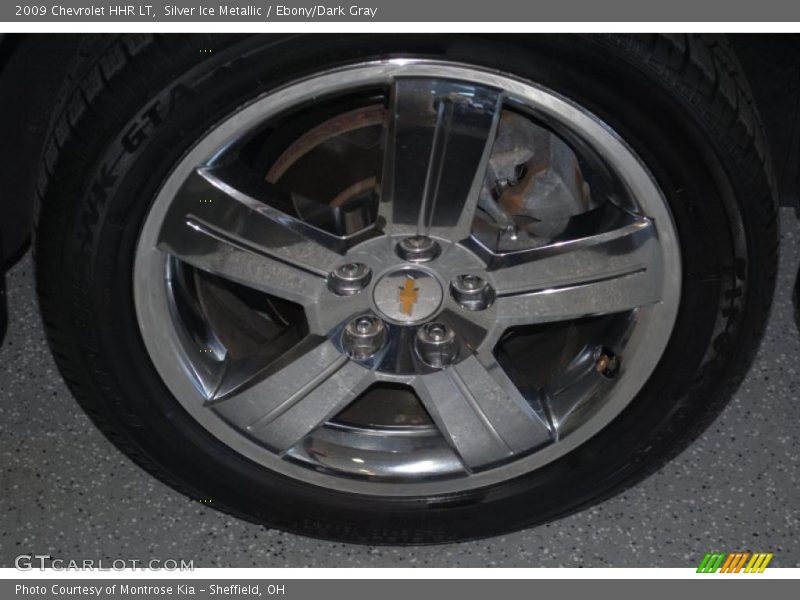 Silver Ice Metallic / Ebony/Dark Gray 2009 Chevrolet HHR LT
