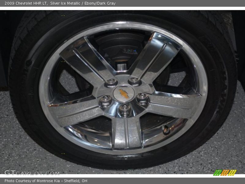 Silver Ice Metallic / Ebony/Dark Gray 2009 Chevrolet HHR LT