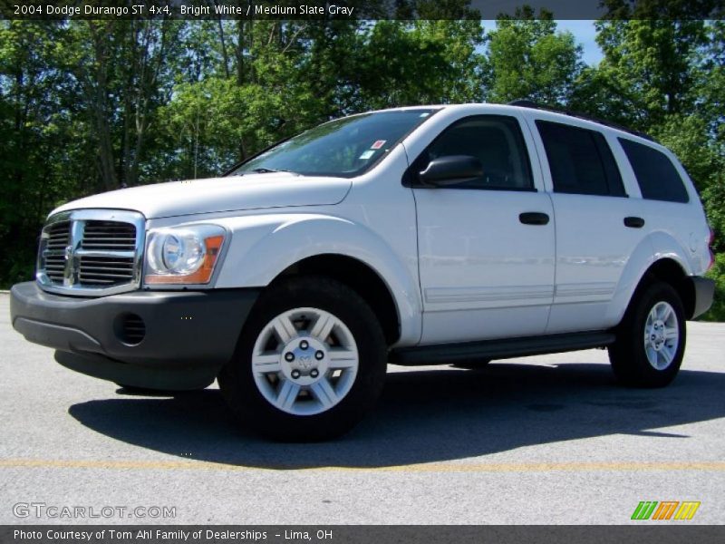 Bright White / Medium Slate Gray 2004 Dodge Durango ST 4x4