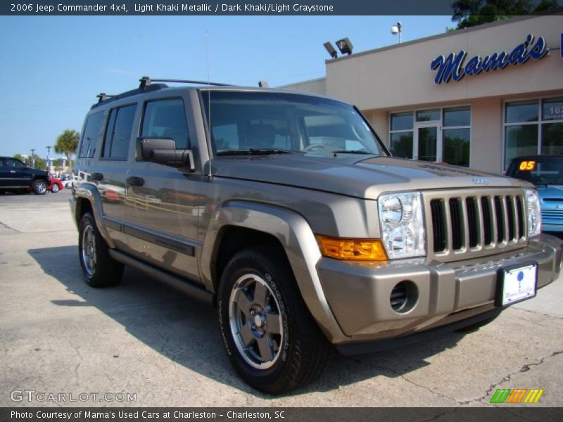 Light Khaki Metallic / Dark Khaki/Light Graystone 2006 Jeep Commander 4x4