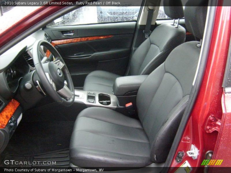 Ruby Red Pearl / Off Black 2010 Subaru Legacy 3.6R Limited Sedan