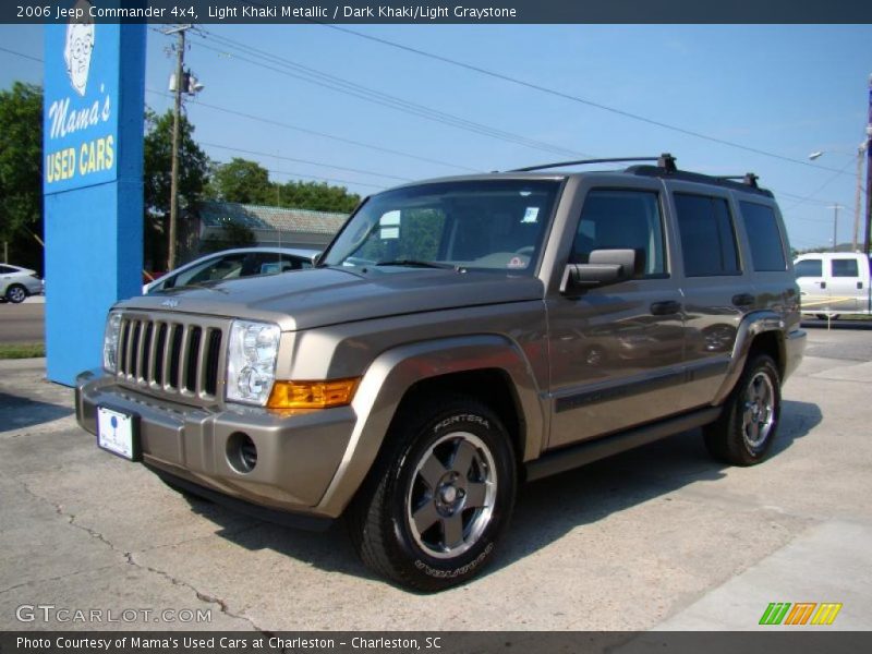 Light Khaki Metallic / Dark Khaki/Light Graystone 2006 Jeep Commander 4x4