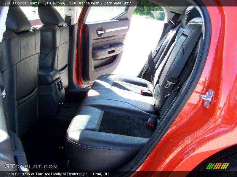 HEMI Orange Pearl / Dark Slate Gray 2008 Dodge Charger R/T Daytona