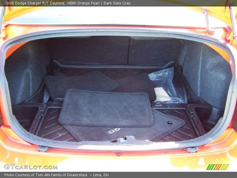 HEMI Orange Pearl / Dark Slate Gray 2008 Dodge Charger R/T Daytona