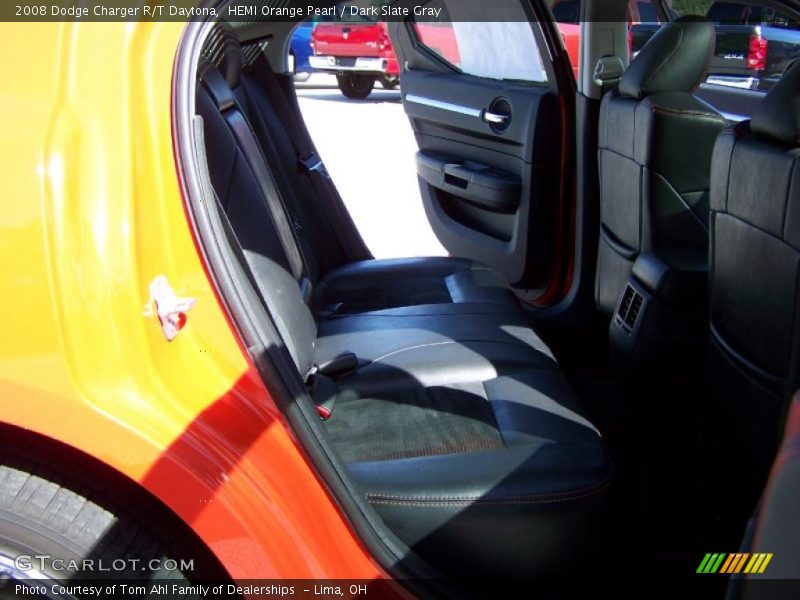 HEMI Orange Pearl / Dark Slate Gray 2008 Dodge Charger R/T Daytona