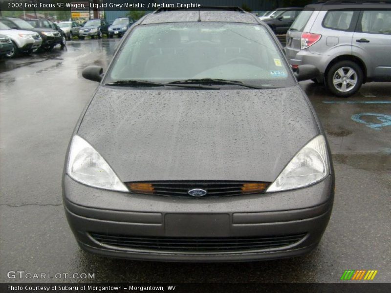 Liquid Grey Metallic / Medium Graphite 2002 Ford Focus SE Wagon