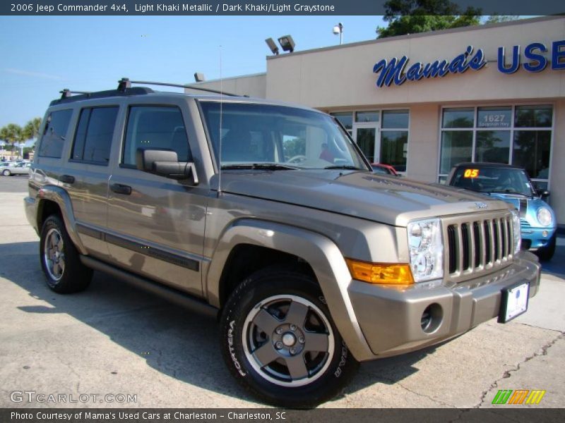 Light Khaki Metallic / Dark Khaki/Light Graystone 2006 Jeep Commander 4x4