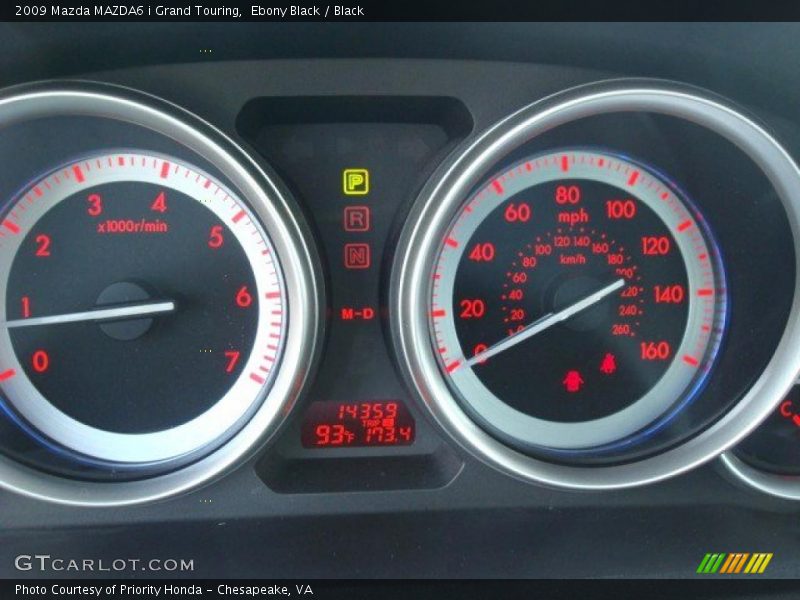 Ebony Black / Black 2009 Mazda MAZDA6 i Grand Touring