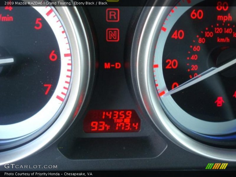 Ebony Black / Black 2009 Mazda MAZDA6 i Grand Touring