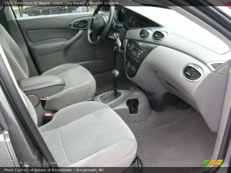 Liquid Grey Metallic / Medium Graphite 2002 Ford Focus SE Wagon