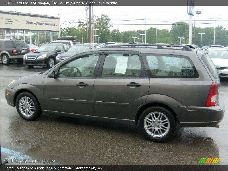 Liquid Grey Metallic / Medium Graphite 2002 Ford Focus SE Wagon